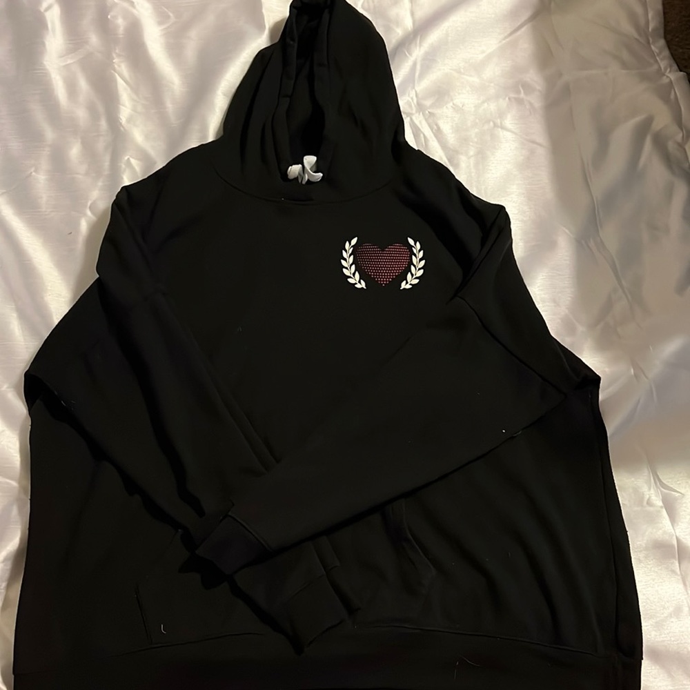 Plus size Black hoodie